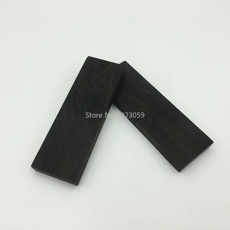 Madera de ébano de África Oriental, Material para hacer mango de cuchillo DIY, suministros de materia prima artesanal de madera negra de varios tamaños, 1 unidad - imagen 5