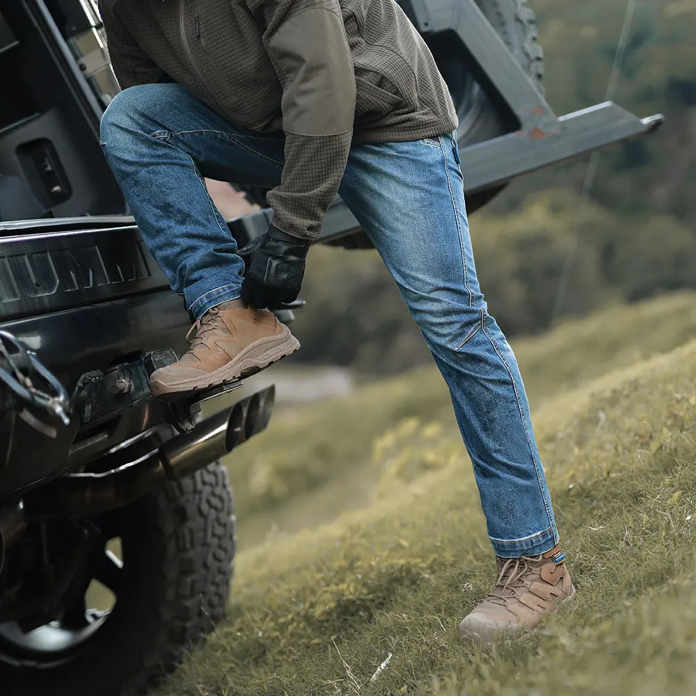 Emersongear etiqueta azul libertad pantalones vaqueros tácticos pantalones de carga pantalones DENIM ergonómicos Camping senderismo caza al aire libre EMB9710 - imagen 5