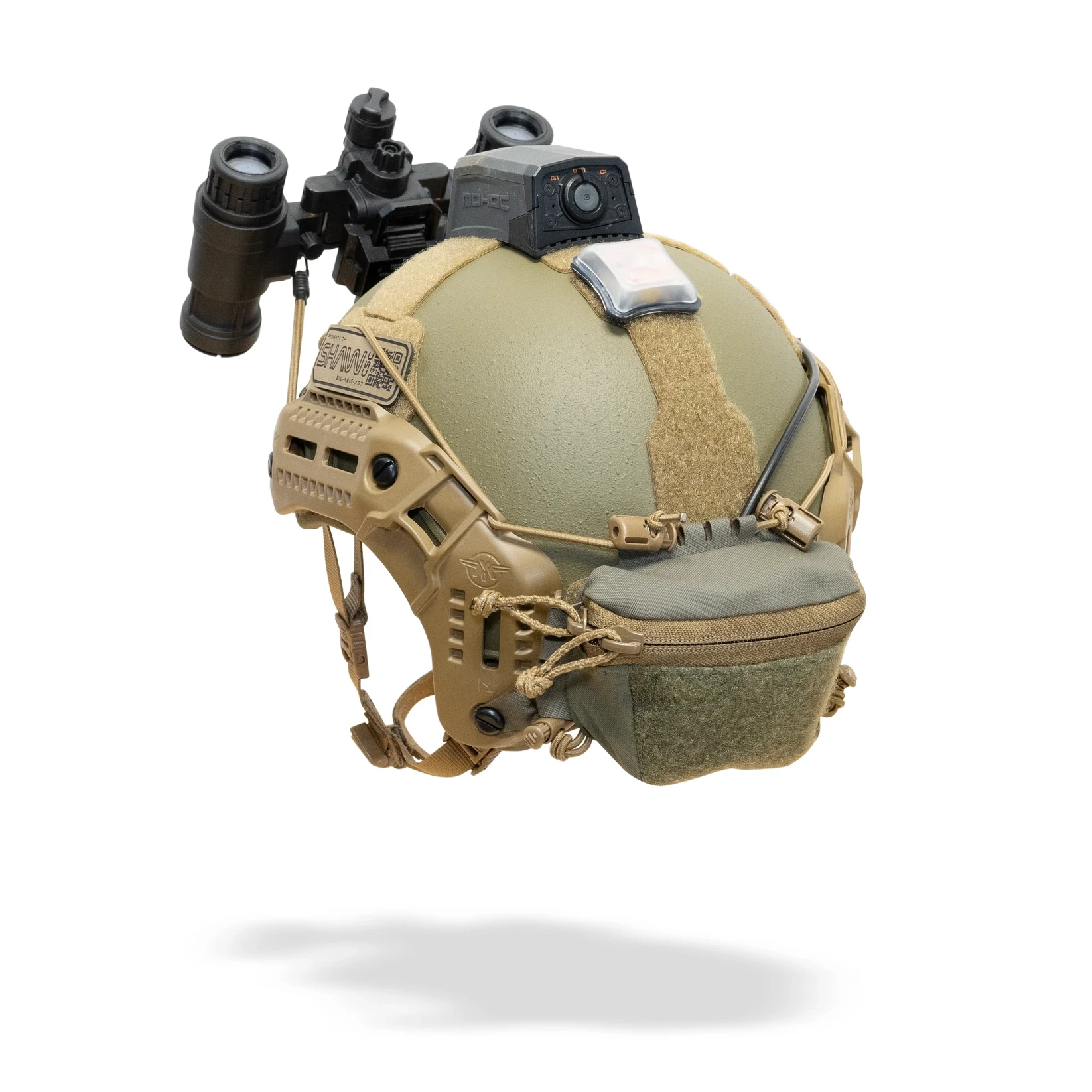 Bolsa para casco con cabeza de contrapeso de batería para casco táctico al aire libre - imagen 2