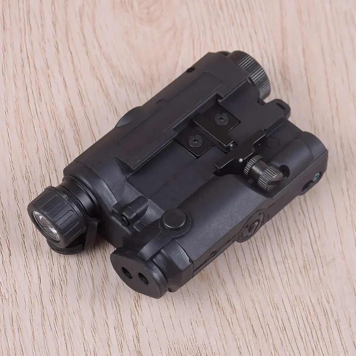 Airsoft AN PEQ-15 linterna LED láser de punto rojo arma de visión nocturna luz 20mm carril Picatinny caza Rifle Scout Armas para HK416 - imagen 4