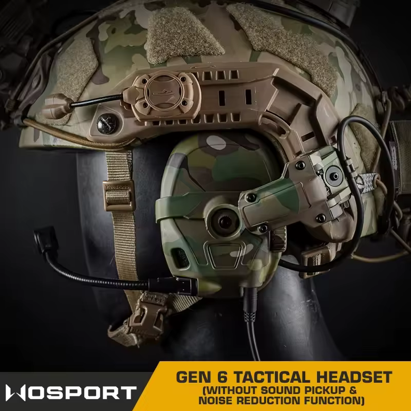 GEN 6 CS Auriculares de comunicación entrenamiento tiro airsoft - imagen 5