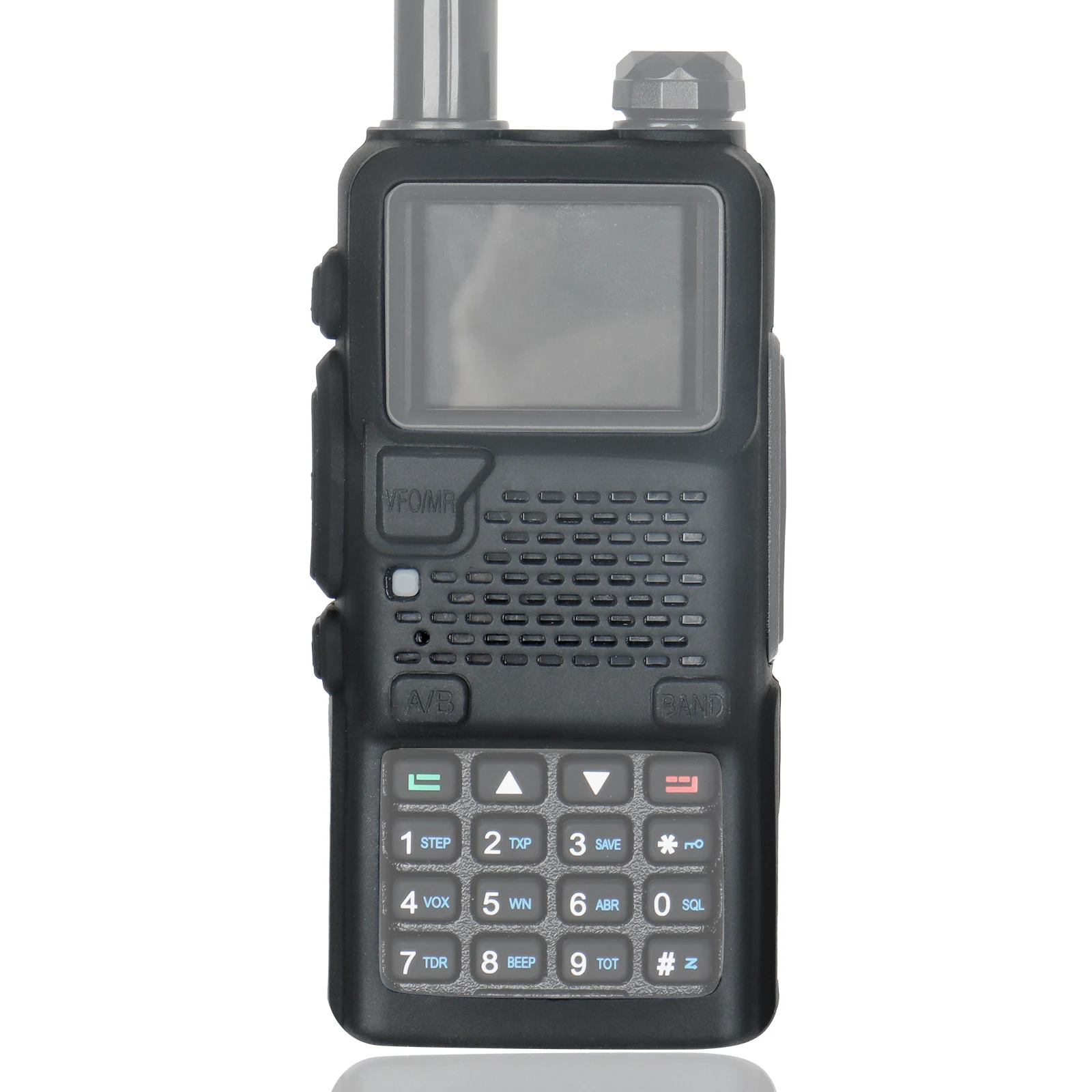 Baofeng UV-5RH PRO MAX Walkie Talkie cubierta protectora funda blanda de goma bolsa negra para UV-5RM AR-5RM UV 5RM 5RH bolsa de Radioaficionado - imagen 2