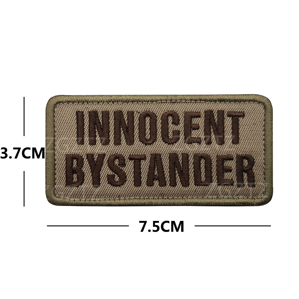 Parches de mochila para ropa, sombrero táctico con bordado único en inglés, no sígueme, ideal para alergia, superventas - imagen 5