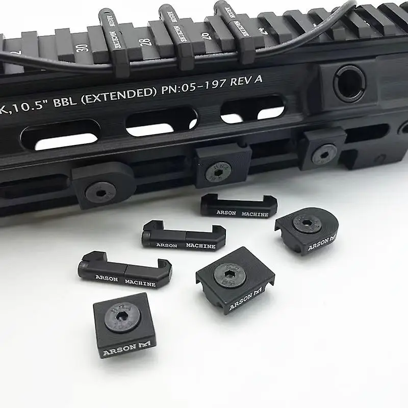 Máquina táctica Arson de gestión de cables MLOK, sistema WireGuide para M300 M600 PEQ DBAL-A2, Clip de Cable de interruptor de linterna, 3 uds. - imagen 5