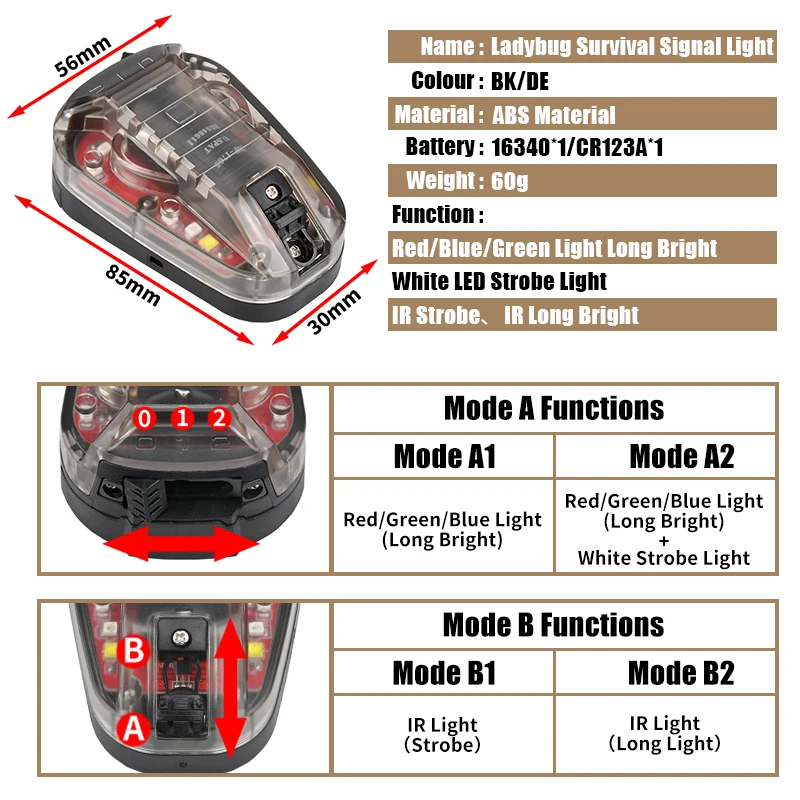 WADSN HEL STAR 6 GEN3 Casco Airsoft con iluminación IR y LED - imagen 3