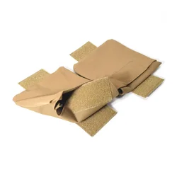 Bolsillos tácticos MOLLE con panel lateral para placa exterior