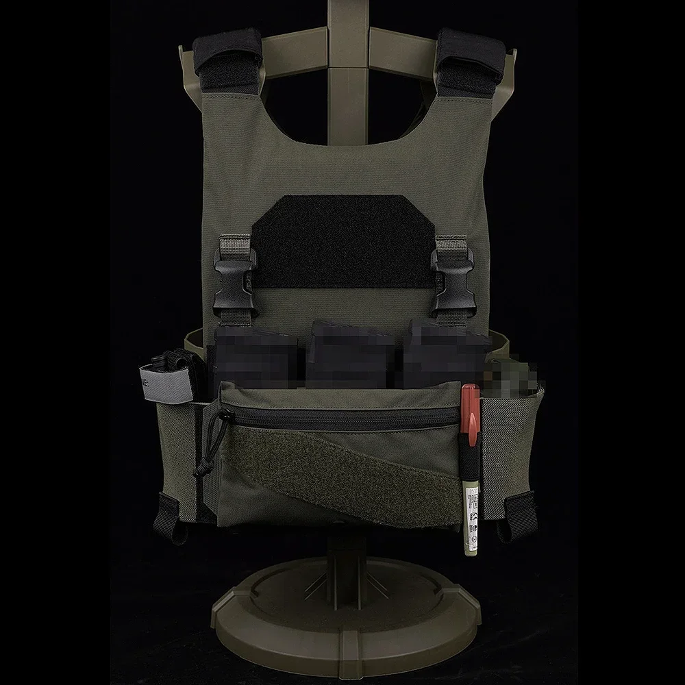 Bolsa táctica para el pecho, bolsa colgante para dulces, bolsa Microbat, bolsa de almacenamiento para artículos diversos, chaleco de caza, paquete de accesorios con gancho y bucle - imagen 3