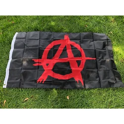 Bandera de SKY, bandera de anarquía de anarquismo, 90x150cm, bandera de anarquía recortada, pancarta colgante de poliéster para decoración del hogar