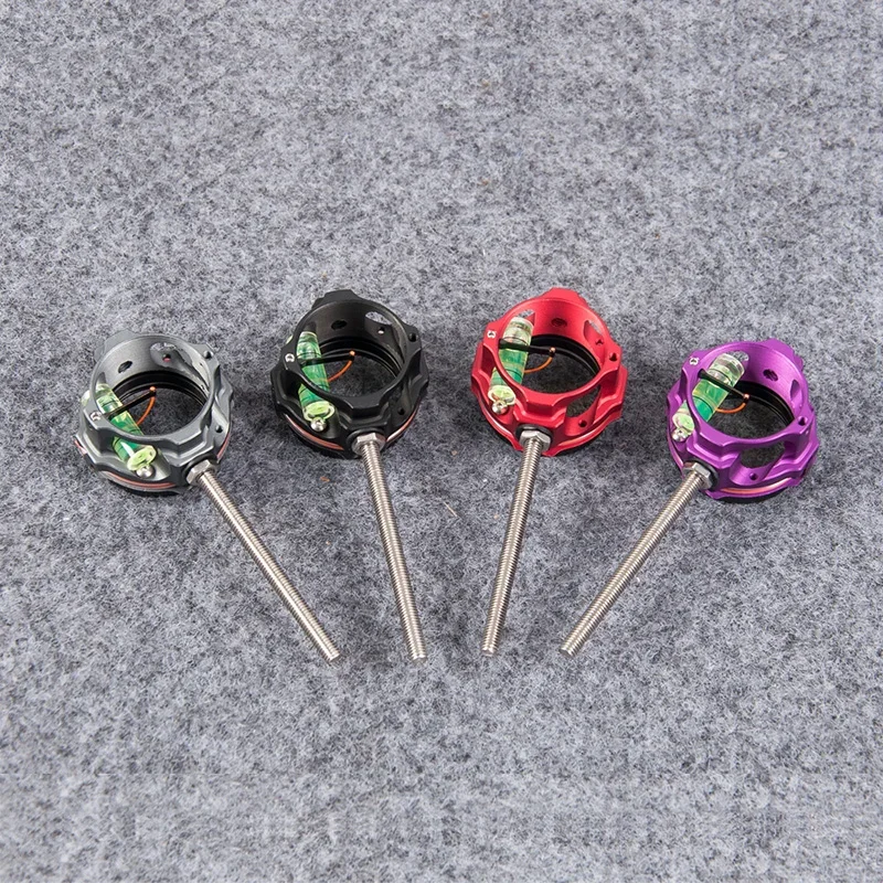 TP8710 arco compuesto vista 2/4/6x lente alcance Pin vista fibra óptica 0,019 "CNC aluminio para tiro con arco accesorios de caza - imagen 2