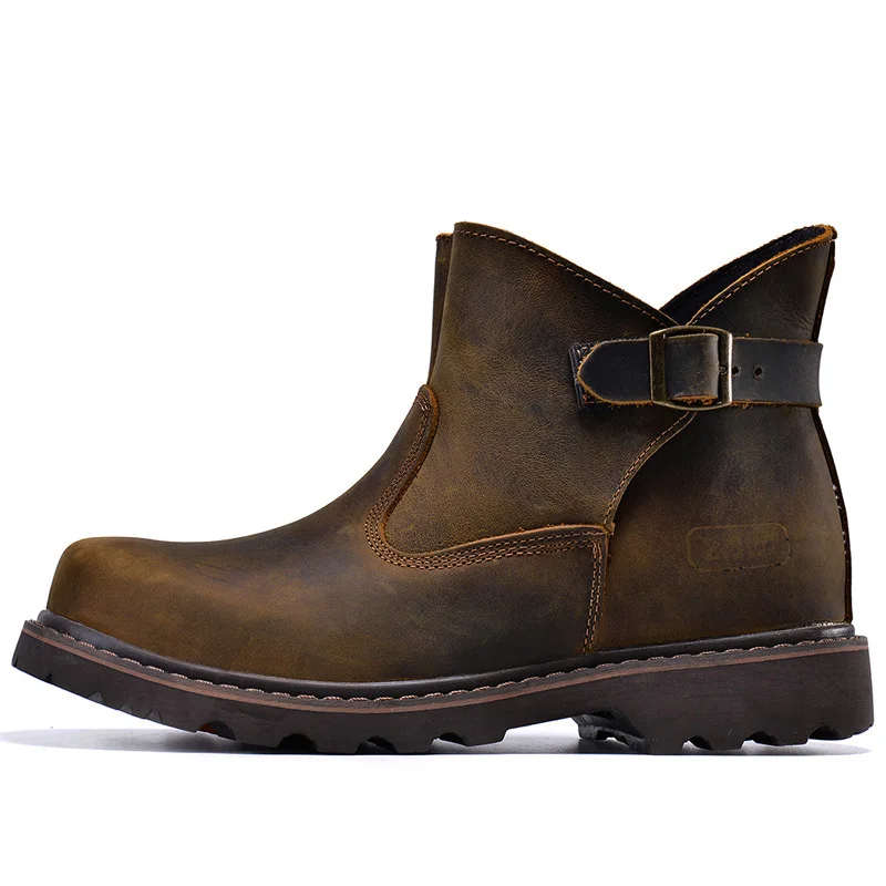 KOWM zapatos de senderismo botas de pareja para hombres zapatos para caminar botas de trekking de cuero para mujeres zapatillas de deporte al aire libre botas de herramientas de ocio al aire libre - imagen 4