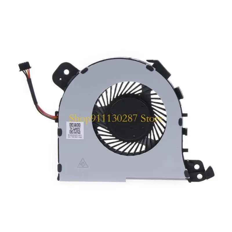 Ventilador enfriador para ordenador portátil J1HC, ventilador refrigeración para CPU 4 pines y 4 cables, disipador térmico - imagen 4