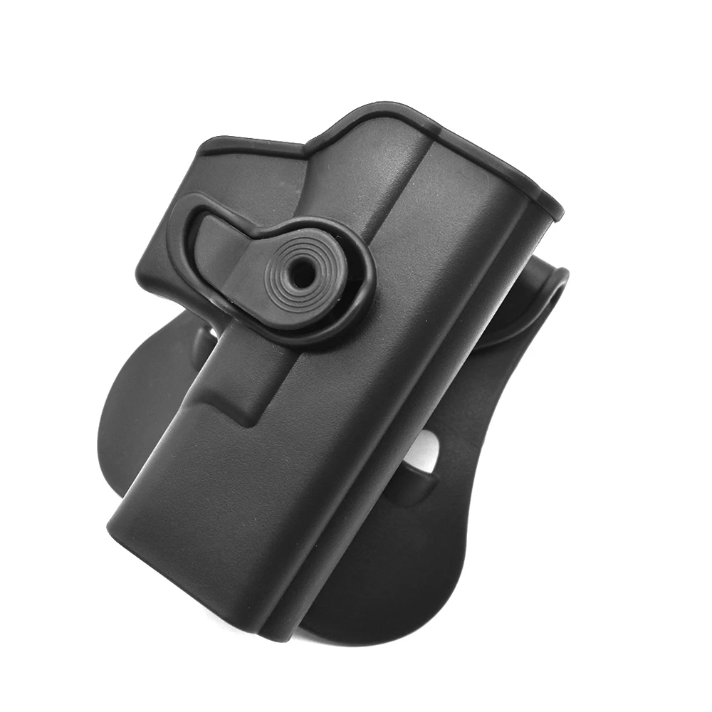 Funda de pistola de paleta táctica con doble bolsa de revista, funda de pistola diestros para Glock 17 19, Colt 1911, Beretta M9 - imagen 4