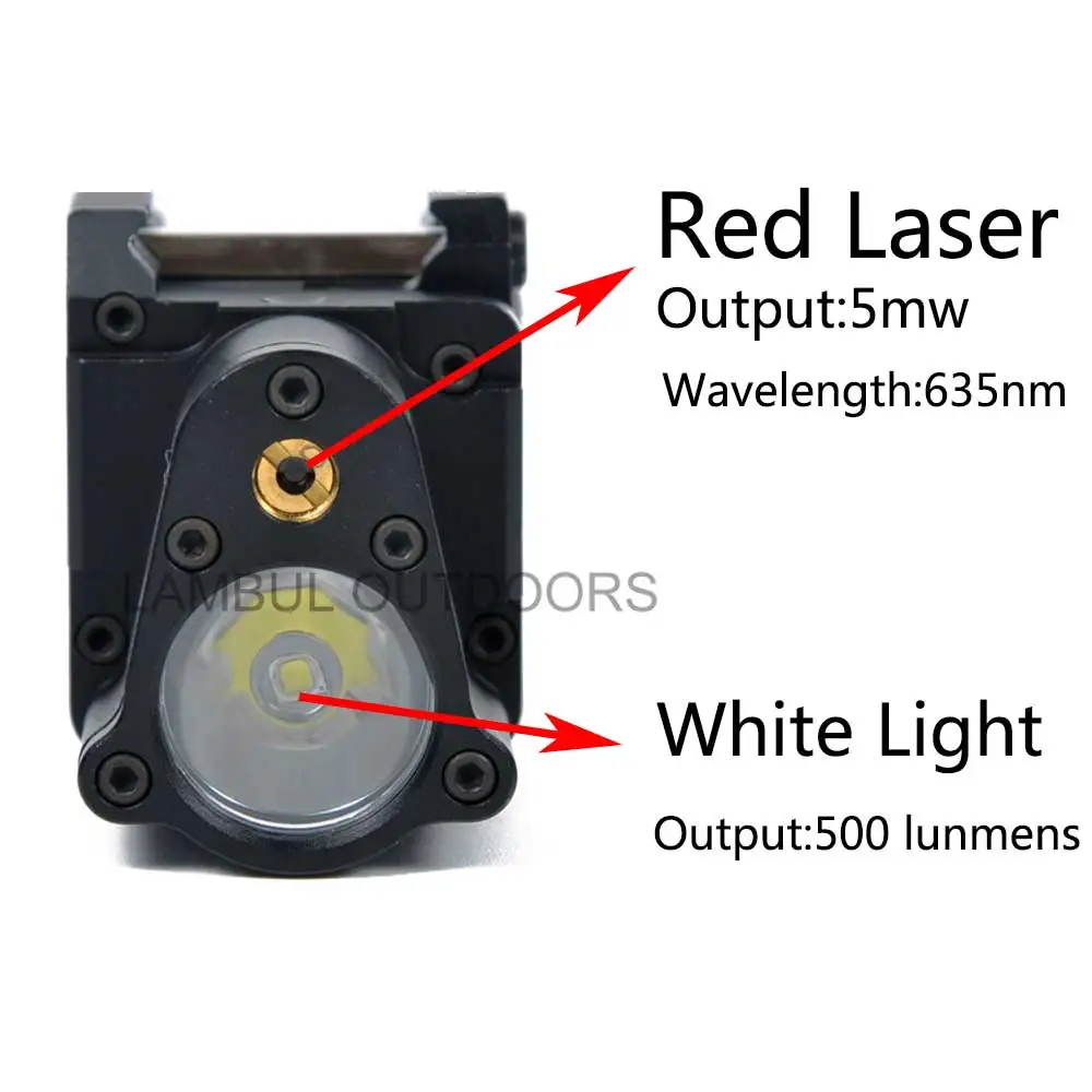 SBAL-PL táctico SBAL, armas de mira de punto rojo y verde, luz de explorador para Glock 17, linterna estroboscópica Airsoft, caza Surefire X300 - imagen 5