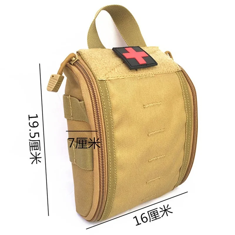 Botiquines de primeros auxilios tácticos, bolsa médica Molle, combate al aire libre, supervivencia, caza, utilidad, bolsas médicas de emergencia - imagen 4