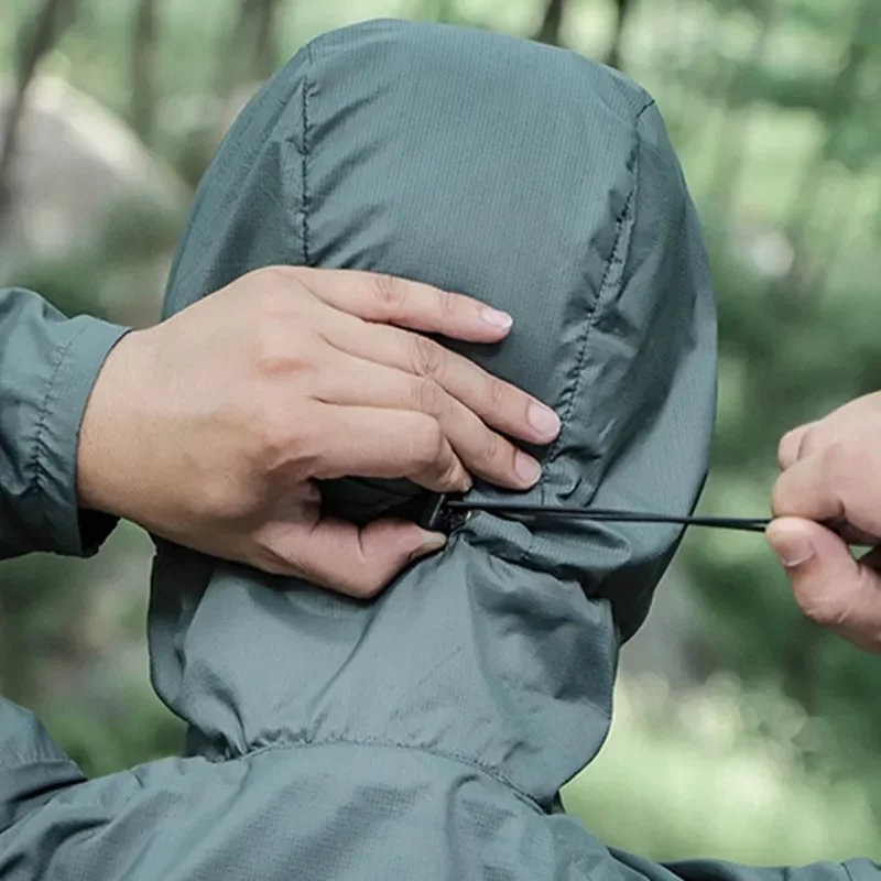 Verano al aire libre protección solar ultrafino transpirable ropa de piel de secado rápido hombres deportes senderismo escalada ciclismo chaqueta táctica - imagen 5