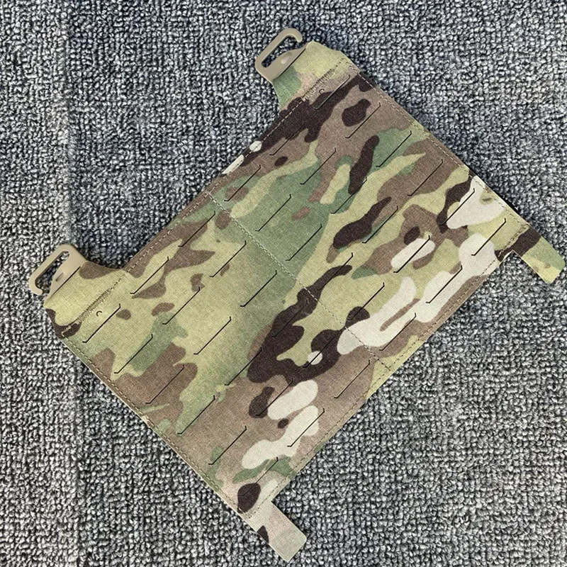 Chaleco táctico Molle Panel frontal bolsa plana Placa de conversión de expansión/hebilla de conexión corte láser Multicolor - imagen 5