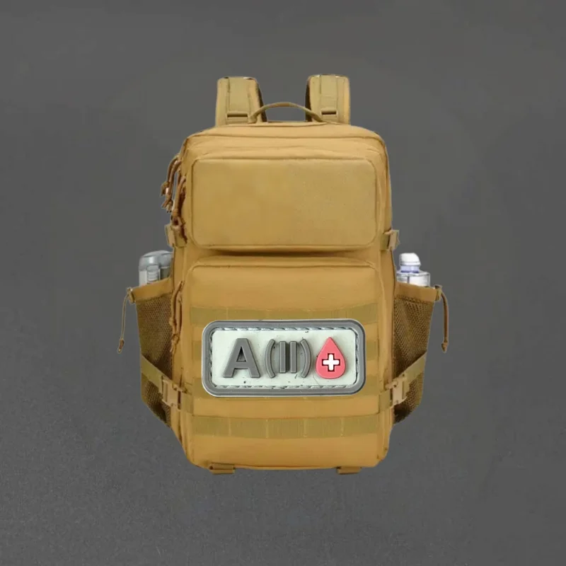 Parche de sangre tipo 2 + de PVC, chaleco táctico, sombreros con gancho y bucle, insignia de moral, mochila, pegatinas decorativas, parches para brazalete para ropa