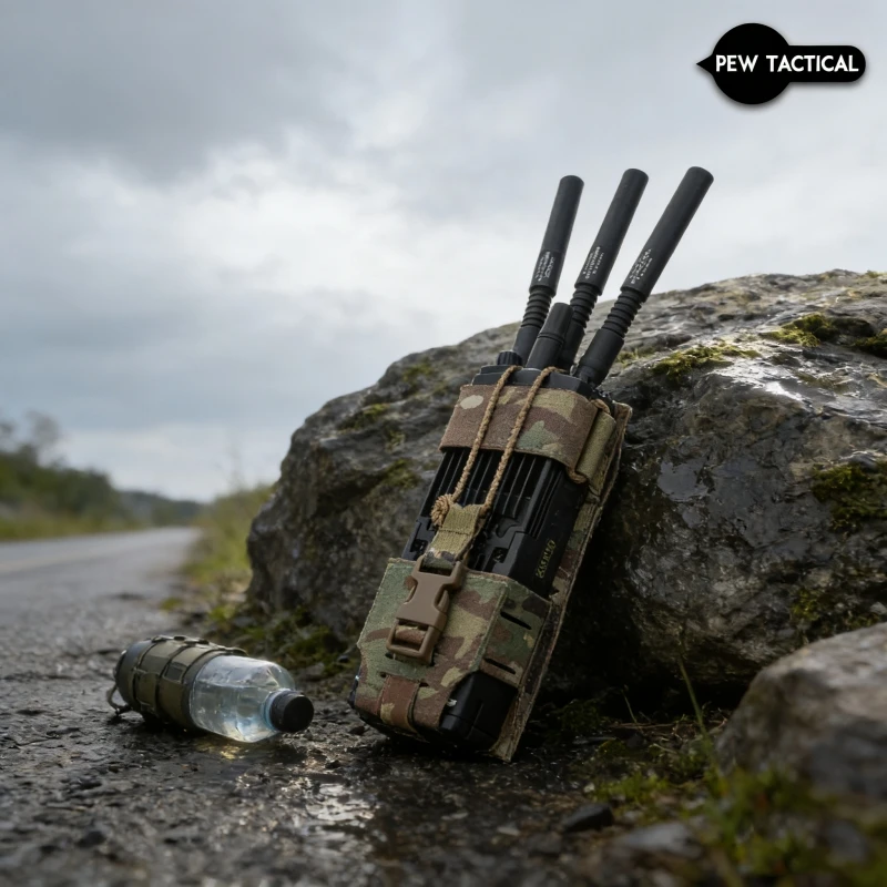 PEW TACTICAL SS STYLE Multi Plataforma Radio Chasis Mk5 Airsoft Radio bolsa de almacenamiento PH42 - imagen 3