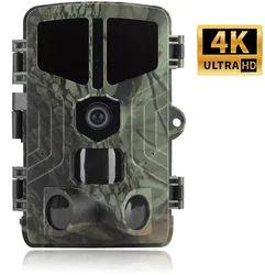 SunTekCam 50MP 4K cámara de caza con visión nocturna IP65 0,2 s