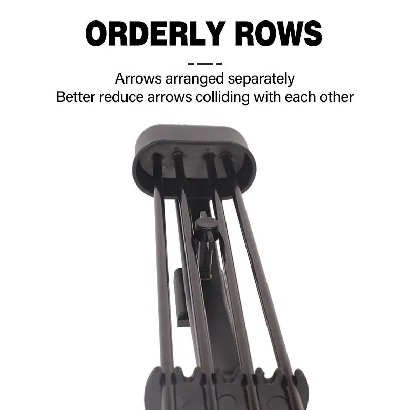 Caja de flecha de liberación rápida para tiro con arco, bolsa con soporte para flecha y arco compuesto, 4 Uds., bolsa para carritos de tiro con arco y caza - imagen 3