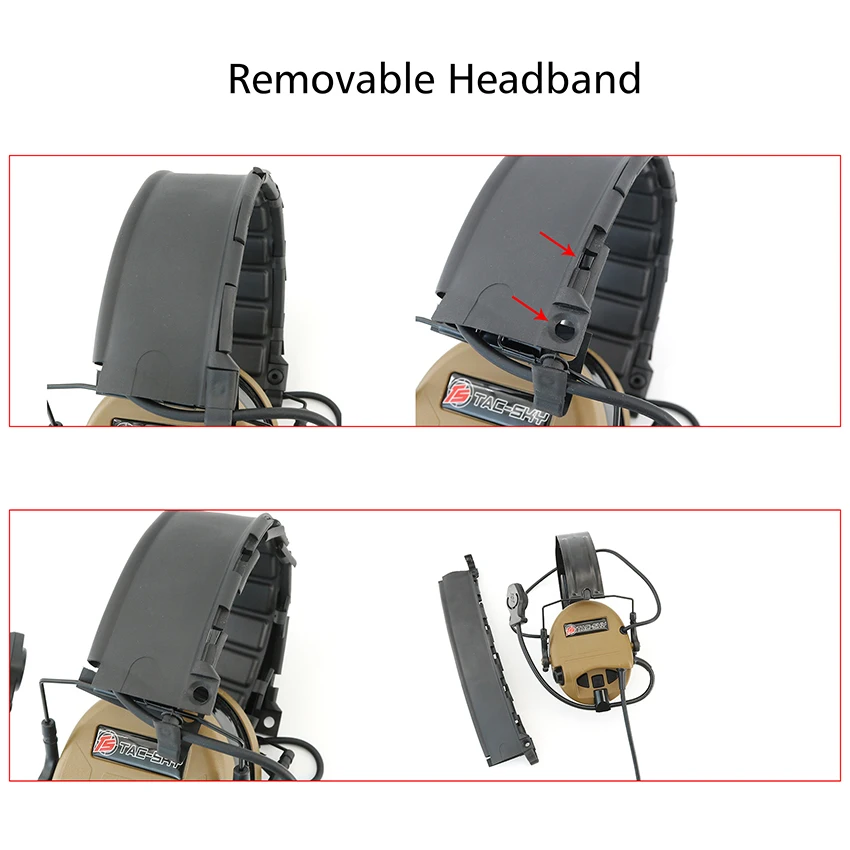 SORDINUltra-auriculares tácticos con reducción activa de ruido, walkie-talkie, TAC-SKY, U94, Ptt - imagen 5