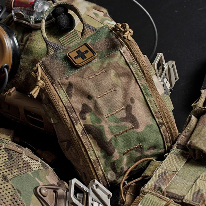 Bolsa táctica EMT MOLLE, bolsa médica de emergencia, bolsa de utilidad médica, botiquines de primeros auxilios, bolsa SOS para caza y supervivencia al aire libre - imagen 5