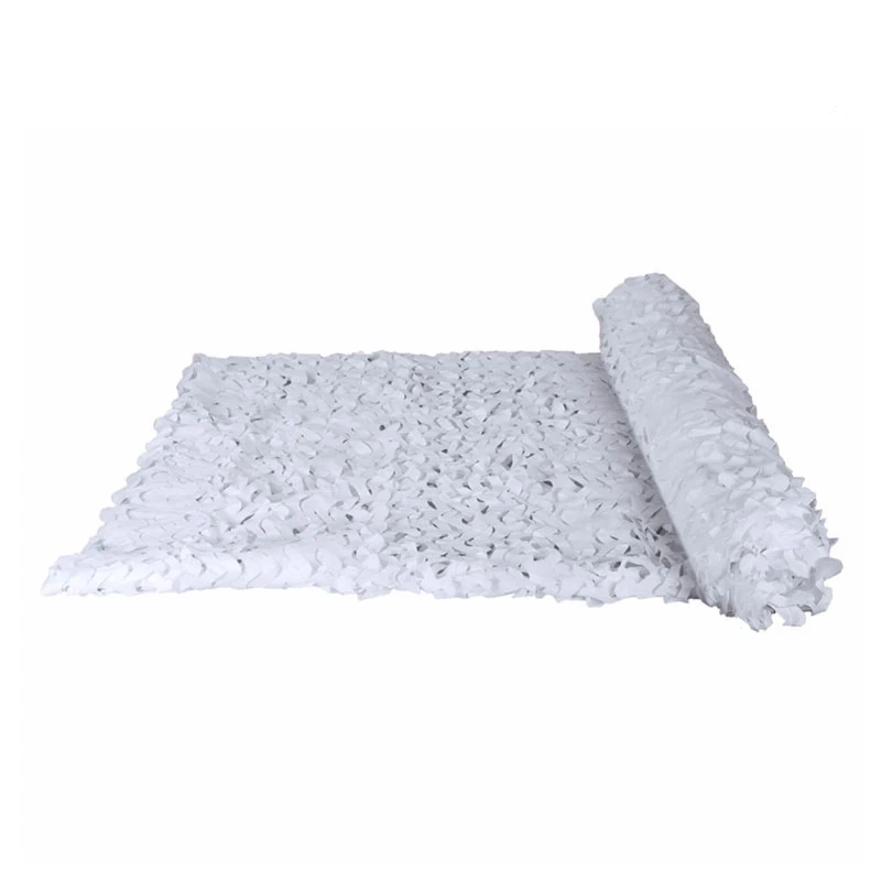 Red de camuflaje de 1,5 M x 2, 3, 4, 5, 6, 9, 10M, rollo a granel, malla de selva blanca, negra y verde, Red de camuflaje con cubierta de malla decorativa - imagen 5