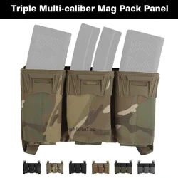 Panel de bolsa magnética triple multicalibre serie K 5,56 con sistema de transporte Modular MOLLE para caza, Camping, actividades al aire libre