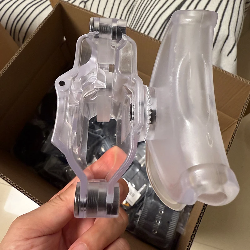 Funda transparente Universal para pistola con bloqueo automático, fundas transparentes con liberación rápida para Glock 1911 S & W P320 92 más - imagen 4