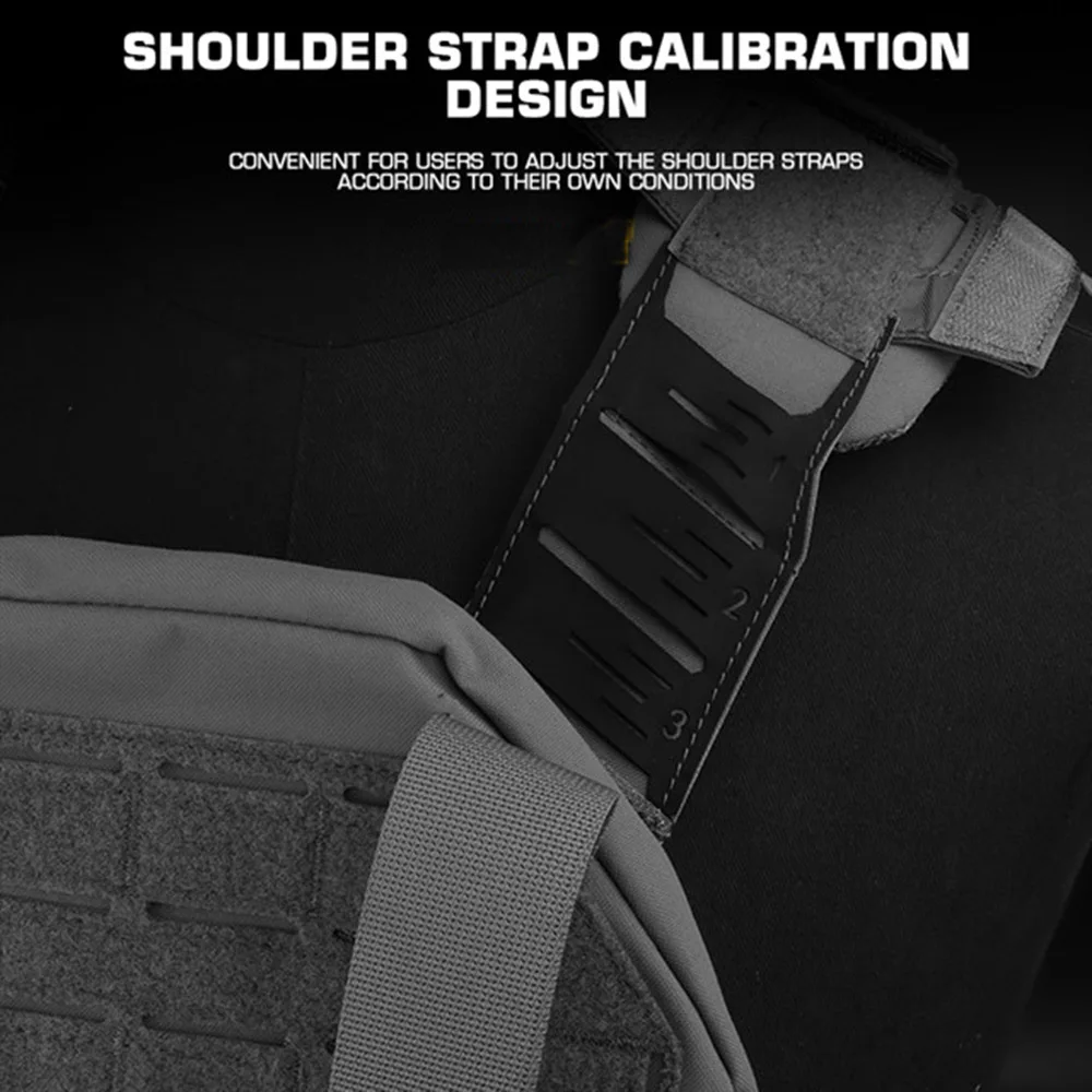 KZ-Chaleco táctico de caza con hebilla G, portador de placa de sellado de cintura de liberación rápida, modo Dual conmutable - imagen 5