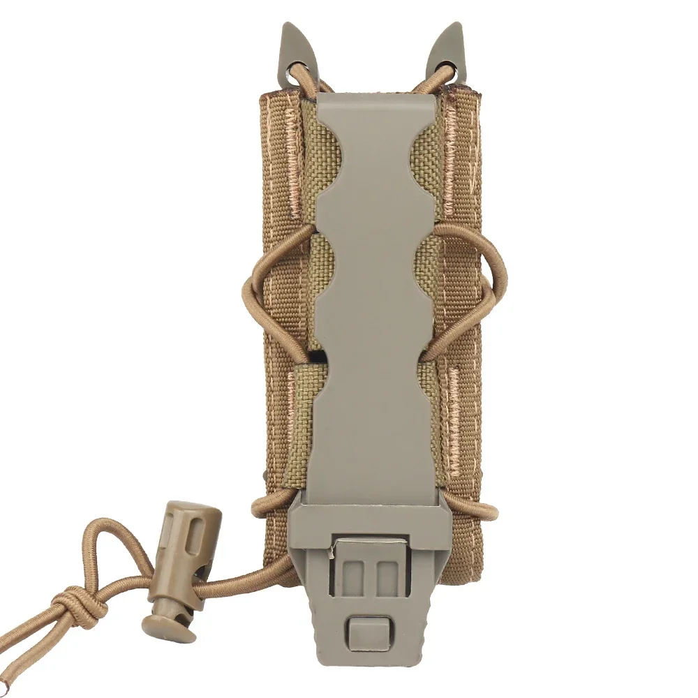 Bolsa táctica Molle de 9mm para revista GL17 M9 SIG P226, funda para pistola Mag, soporte para linterna, cuchillo de bolsillo, accesorios de caza - imagen 4