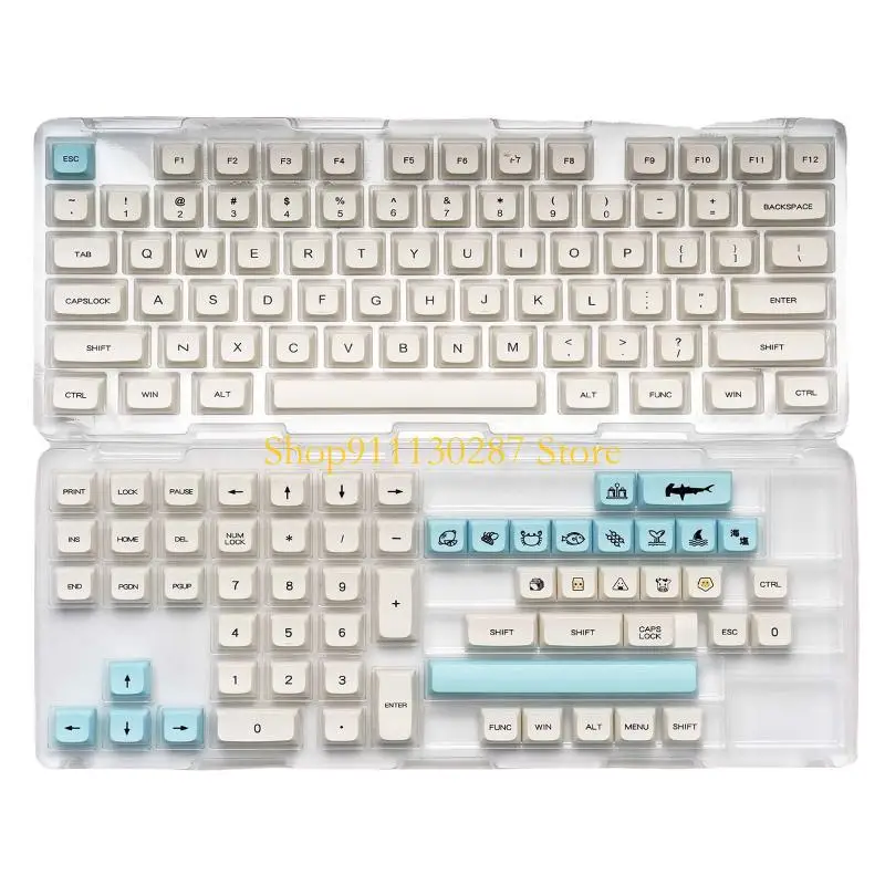 J1HC 135 teclas/juego XDA perfil sal Keycap PBT tinte sublimación para teclas 6.25U para teclado mecánico DIY 60 96 - imagen 5