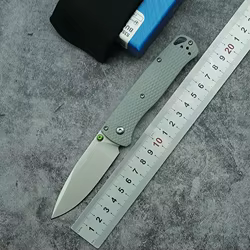 LEMIFSHE 535 535BK D2 cuchillo plegable de acero Mark 20CV hoja G10 mango al aire libre Camping supervivencia cocina herramientas EDC multifuncionales