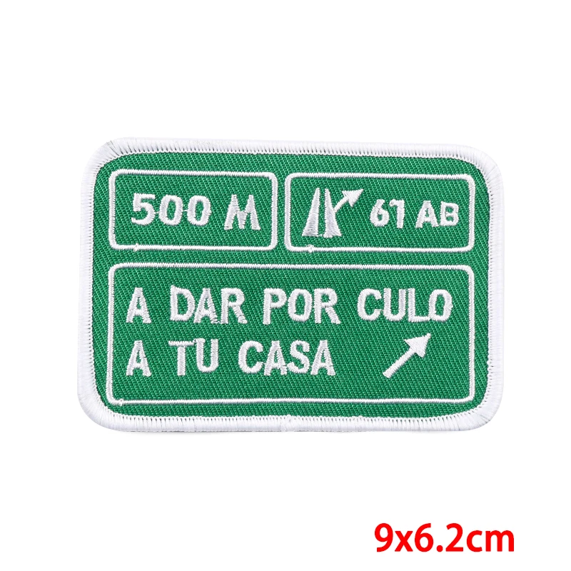 10 unids/lote A LLORAR A LA LLORERIA parche bordado hierro en parches para ropa parches termoadhesivos en ropa pegatina para coser - imagen 5
