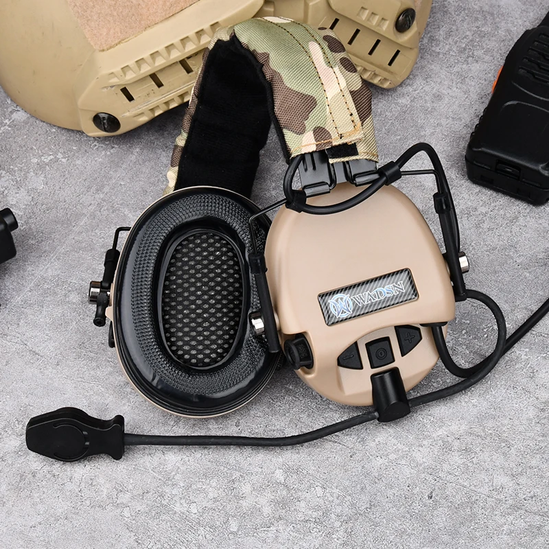 Auriculares tácticos WADSN con cancelación de ruido y comunicación - imagen 2