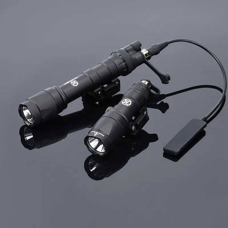 WADSN-juego de luces de explorador de caza, linterna de Metal Airsoft M300A, 2024 lúmenes, M600C, interruptor de presión de doble función, encendido constante, 600 - imagen 4