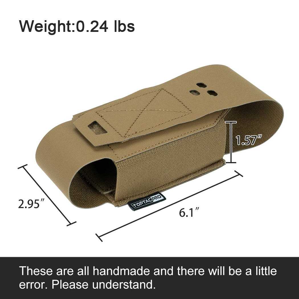 TOPTACPRO táctico doble 5,56 Mag bolsa MOLLE revista bolsa Mag Carrier Camo 8530 - imagen 5
