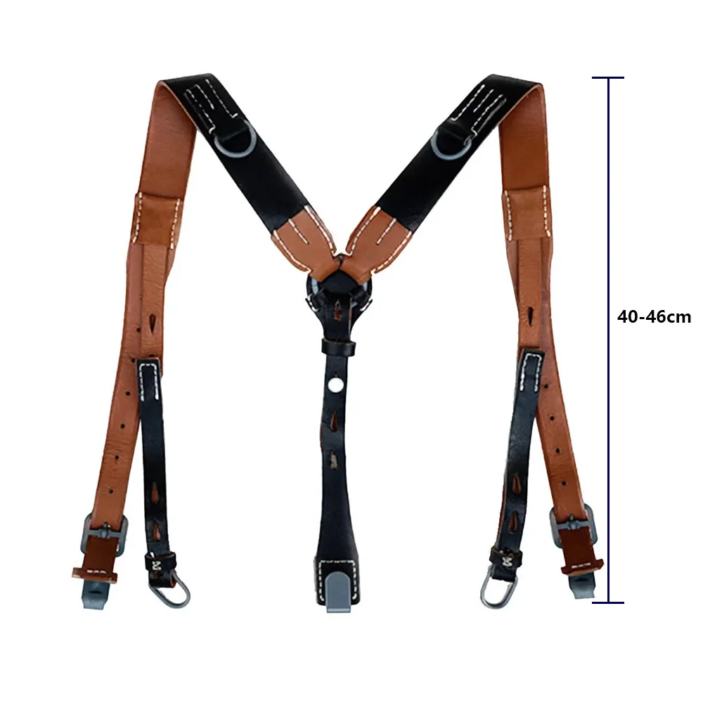 Correa de hombro alemana en forma de Y para hombre, vintage, camisa con tirantes para hombre de la Segunda Guerra Mundial, cuero, accesorios para exteriores Segunda Guerra Mundial Ww2 - imagen 2