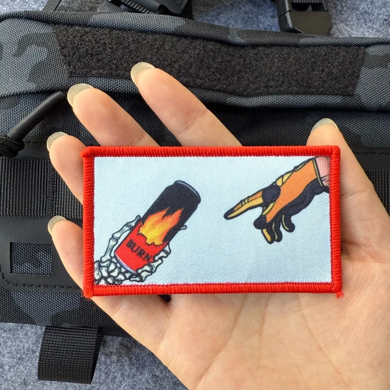 Parche divertido con gancho y bucle, insignia de moral, parches tácticos militares para mochila, ropa, chaqueta, apliques - imagen 4