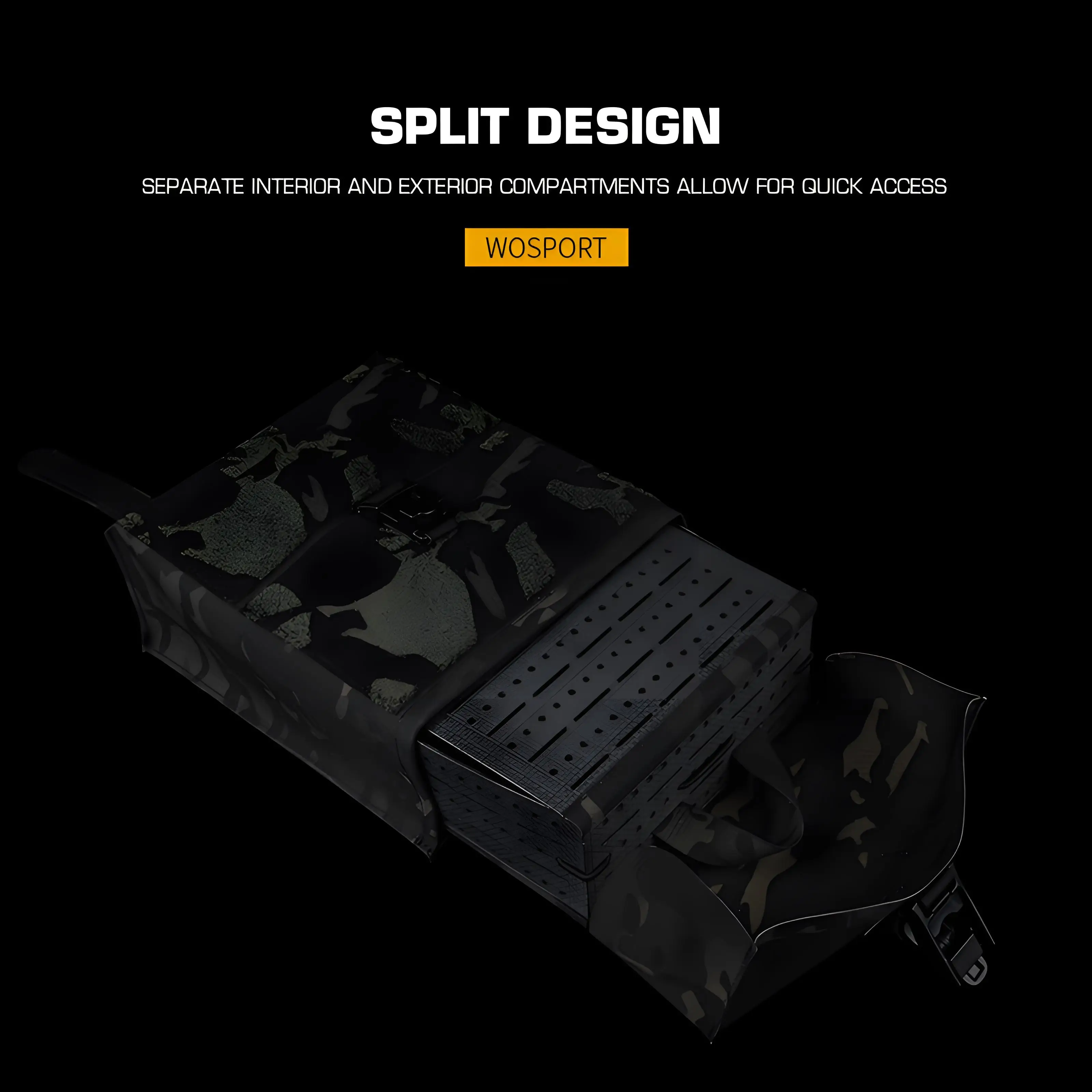 Bolsa táctica para Dron, bolsa para controlador, Compatible con MOLLE, almacenamiento de acceso rápido para control remoto FPV, diseño ligero y duradero - imagen 2