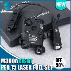 Linterna táctica PEQ 15 SF M300A M600C, equipo de pistola Airsoft, accesorios militares de alta potencia, punto rojo, láser verde y azul