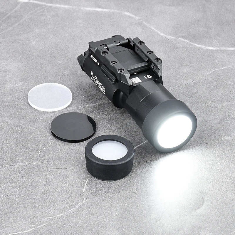 Linterna táctica serie X300 WADSN SF Surefir X300U X300V Luz de 600lumen de caza LED blanco con cubierta protectora 26mm/28mm - imagen 5