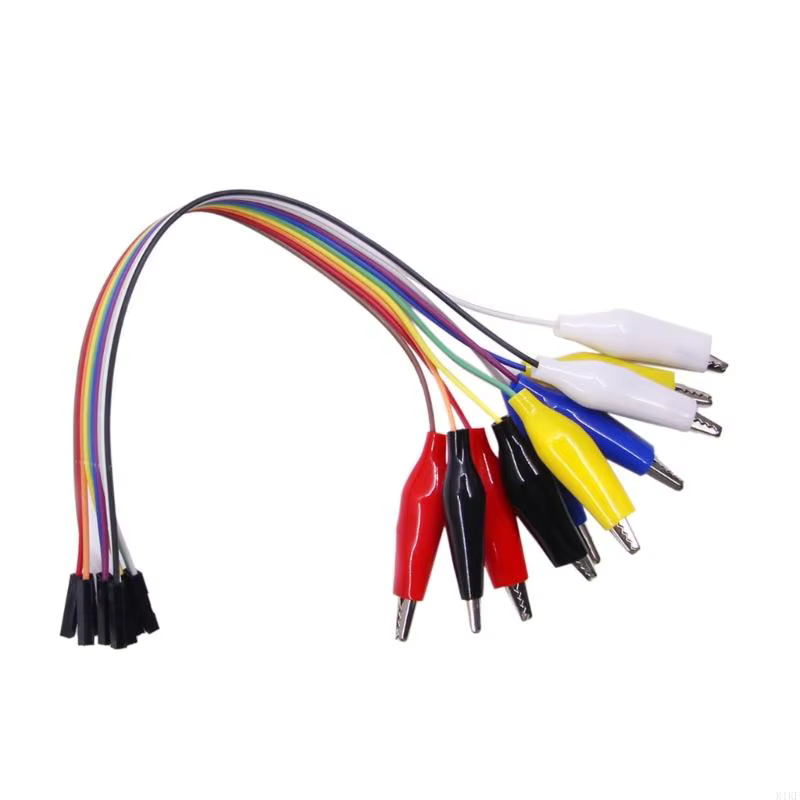 Cable de prueba con pinza cocodrilo y conectores banana circuito - imagen 5