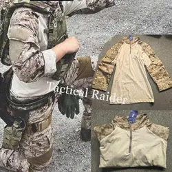 Al aire libre Aor1 Desierto Digital Camuflaje G2 Battle Frog Robe Top Manga Larga
