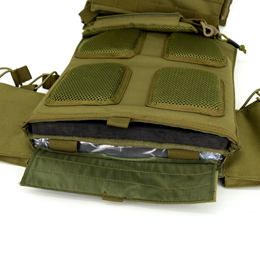 Chaleco táctico rasgado chaleco multiusos para hombre camuflaje al aire libre - imagen 5