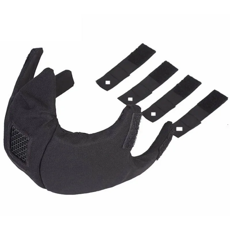 SINAIRSOFT-máscara táctica de media cara para casco rápido, accesorio de caza militar Airsoft Paintball, máscara facial de malla protectora - imagen 4