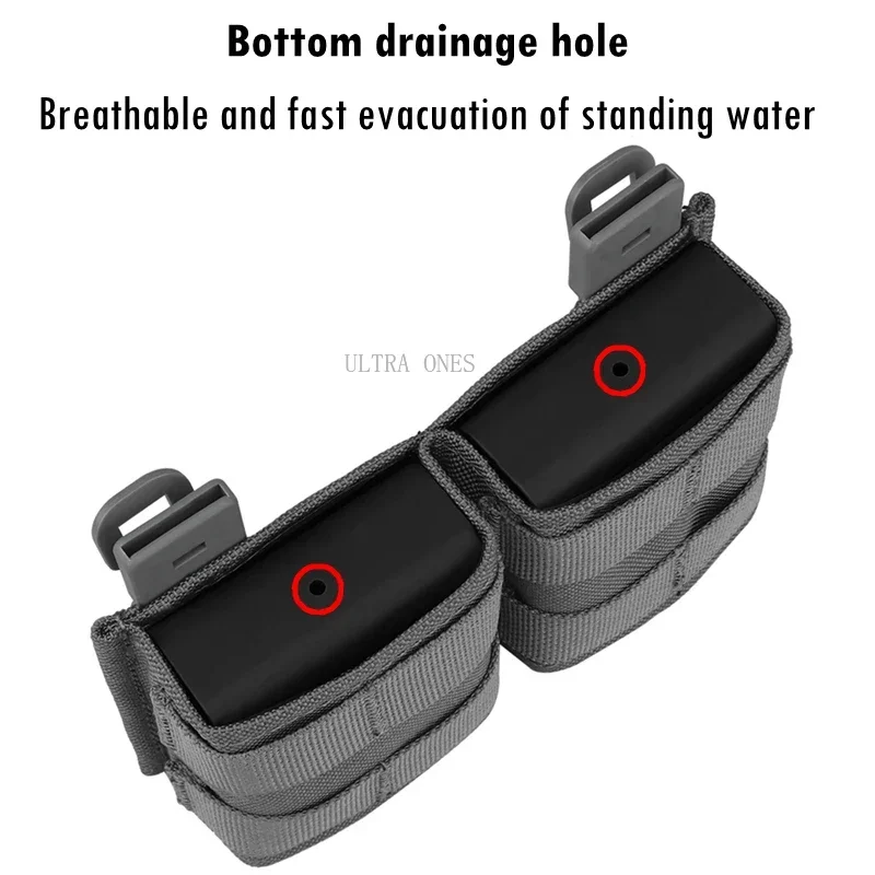 Bolsa táctica 5,56, doble revista, dibujo rápido, bolsa MOLLE Mag, portador, tapa abierta, tiro, caza, juego de guerra, Rifle, bolsillo Mag - imagen 5