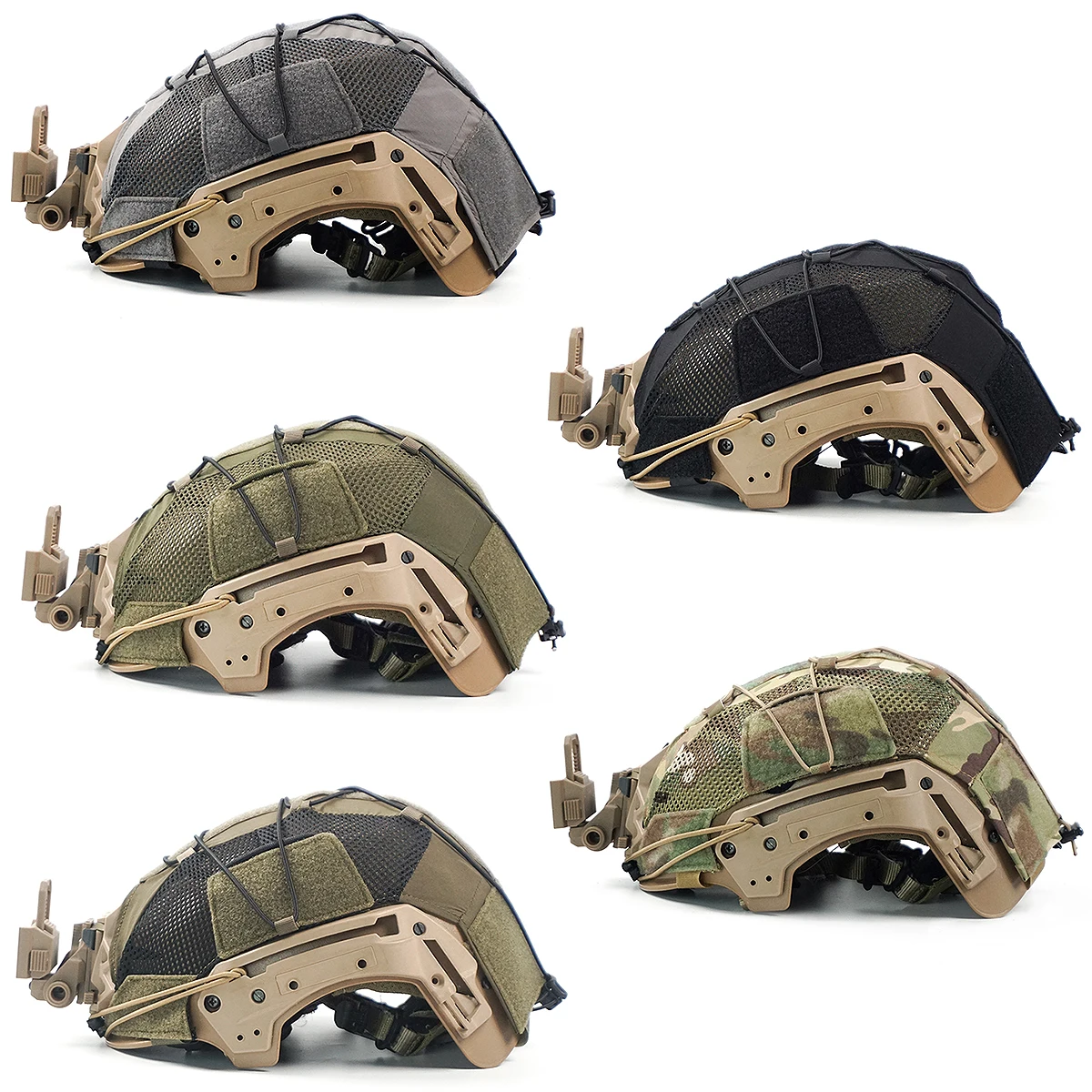 Cubierta táctica camuflaje para casco Wendy LTP Airsoft y caza