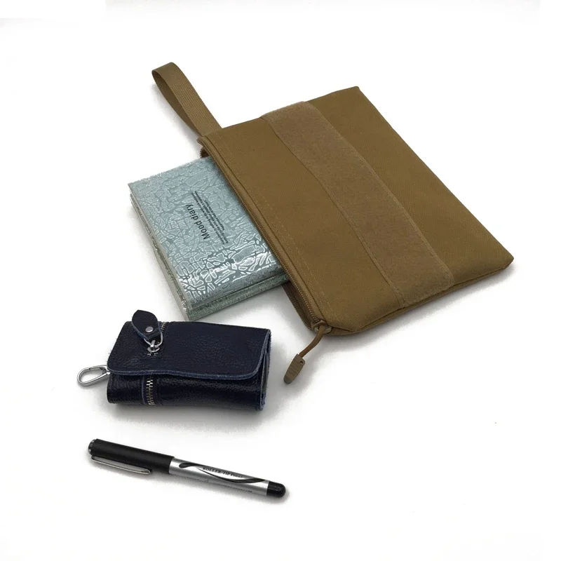 Bolsa táctica EDC, monedero portátil para cambio de llaves, billetera, Kit de viaje, monedero, tarjetero, bolsillo con cremallera para caza al aire libre, paquete de bolsa para artículos diversos - imagen 2