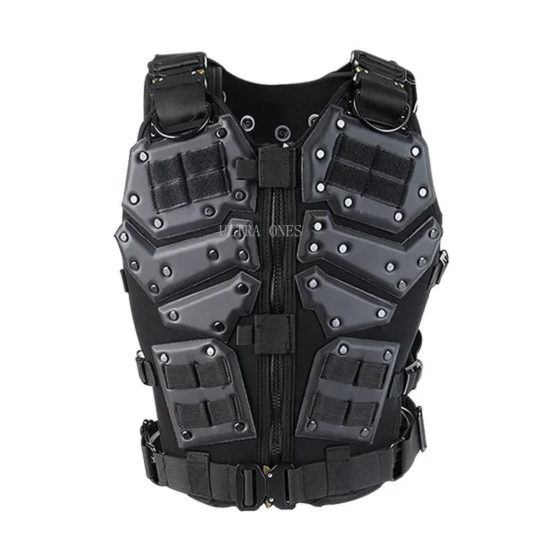 Chaleco táctico de entrenamiento de tiro, chaleco Molle, Airsoft, Paintball, a prueba de golpes, traje de armadura de caza al aire libre - imagen 2